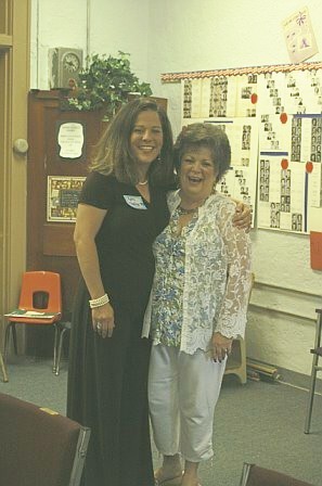 Mom and I at the HHS Cheer Reunion 06