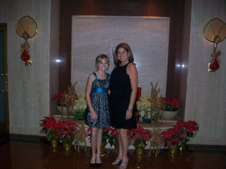 Christmas 2010 with granddaughter