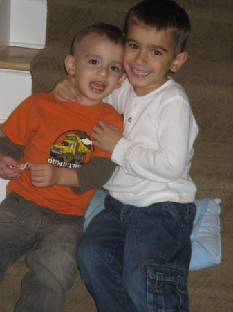 Charlie and Cameron - my sons