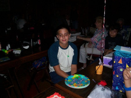 Vincente on his 13th b-day
