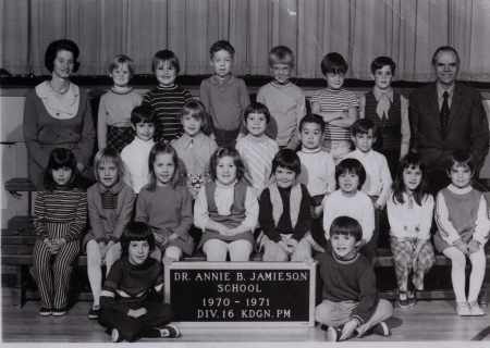 Annie B Jamieson Kindergarten Class 1970-71