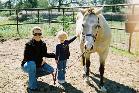 Mickena and her horse... Shooter
