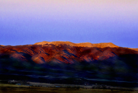 Greenhorn Mountain sunset