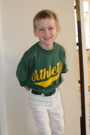 Nolan's 1st year in t-ball