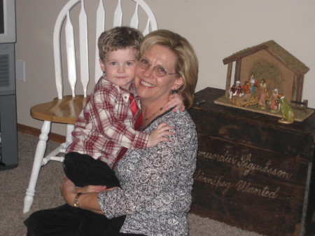 Sue & grandson, Gino