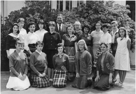 Girls Glee Club at Sherwood Oaks School 1959