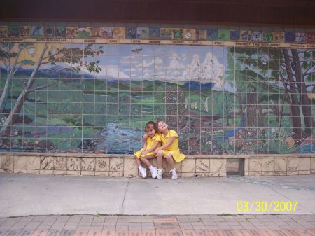 The girls at the Zoo in NC