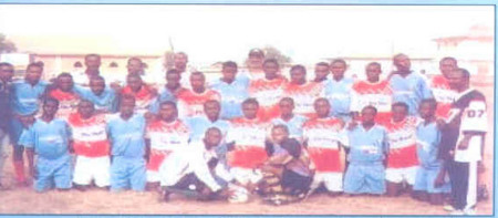 Asuo Stars Football Team in Larteh, Ghana