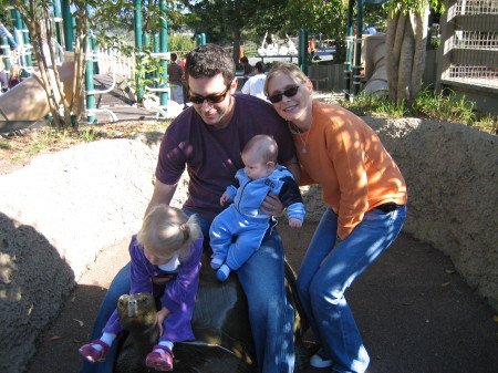 Goldstein Family at SB Zoo