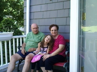 Tara with Grandma and PopPop