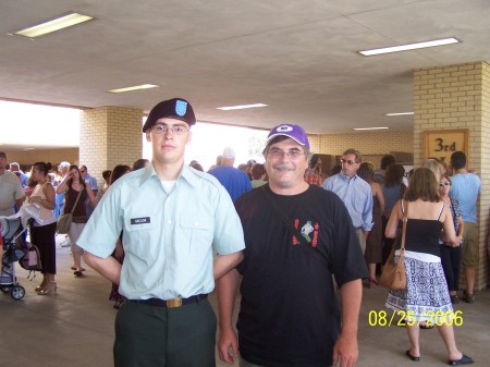 Son grad from Basic training