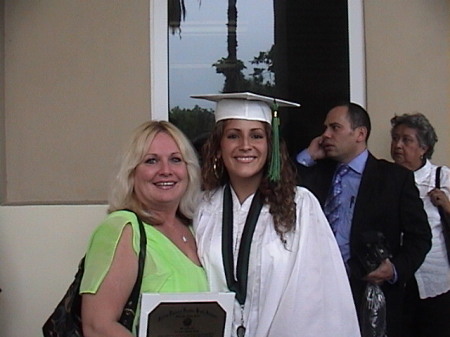 My daughter and I at her high school graduation 2006