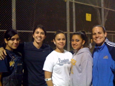 Softball Practice With UCLA friends...