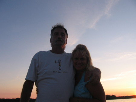Sunset with hubby