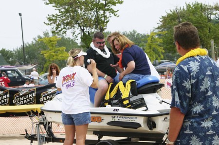 Winning our Sea Doo - July 2004