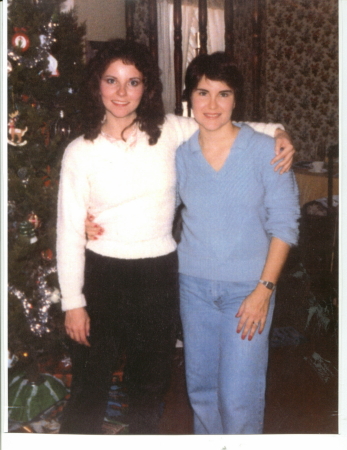 My college age sister, Ann Curtis, and me in 1977.