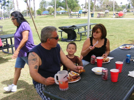 Olga, Gene and lil Anthony