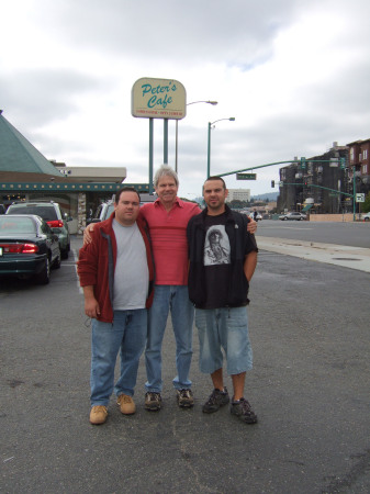 With my sons, Dan on left, Pete on right - 11-2006