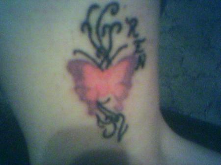 tattoo with my gma's initials