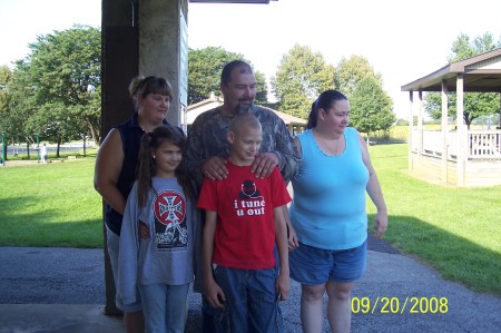 at the family reunion in 2008