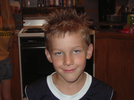 My son, Caleb, at age 7