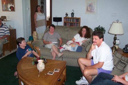 Aunt Diane,Mom,sis Sherri & my husband Dave