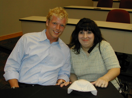 Chris Simms and me, his rookie year