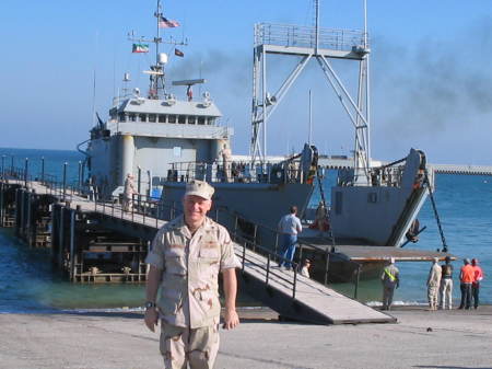 At Kuwait Navy Base (2004)