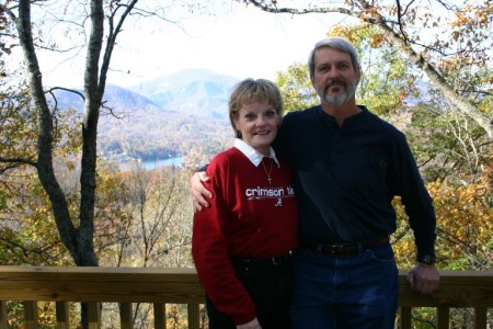 Hubby, Rick, and me on our NC deck (Nov 2005)
