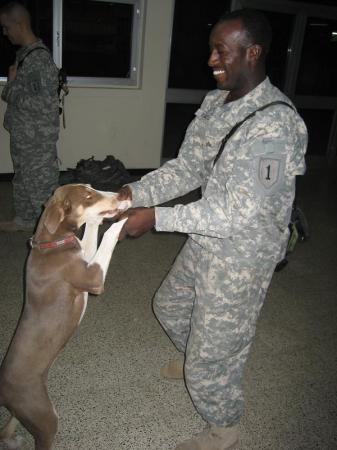 me and betty dancing in iraq