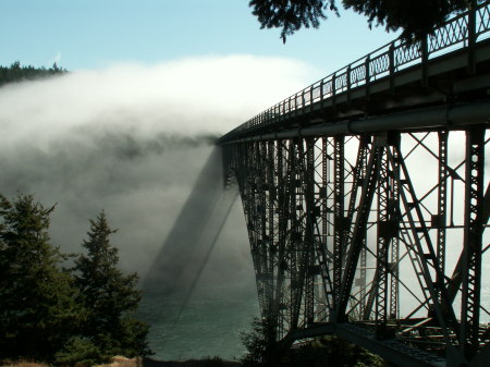 Fog Rolling Through Deception Pass