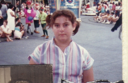 at disneyland  11 or 13 yo