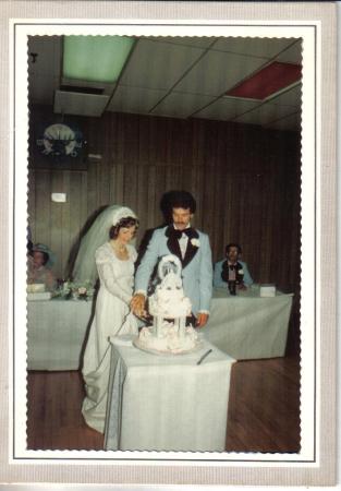 Our wedding day 1976
