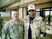 My brother, Leon and Toby Keith in Iraq