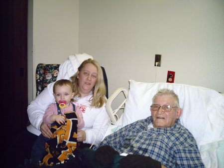 Elyssa, Grampa Hoop, and me