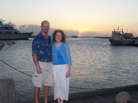 Bob and Tracey in Aruba
