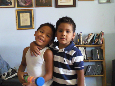 My baby boys Jonah and Noah