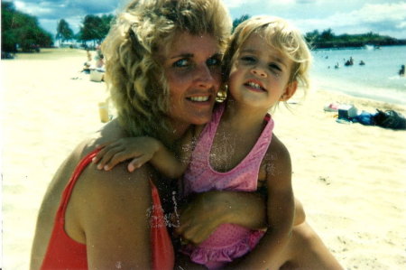 Margaret and Kristin in Hawaii