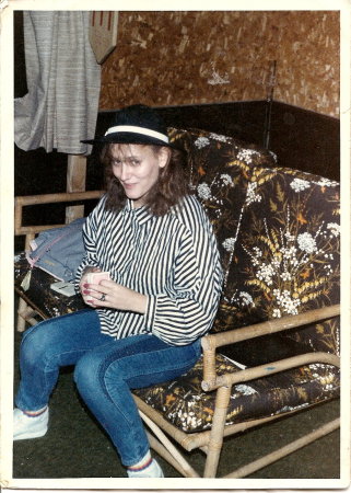 1985-1986 taken in someone's dorm room
