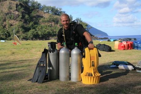 Suba diving on Pagan Island