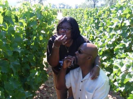 Me &  hubby in Napa Valley Aug 2008