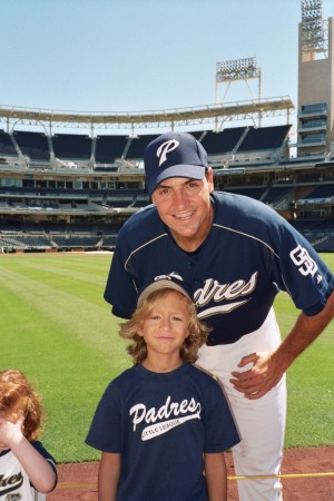 Grandson Ryan with Chris Young in 2006