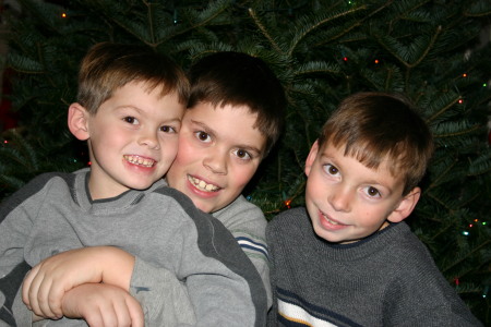 My 3 boys - December 2007