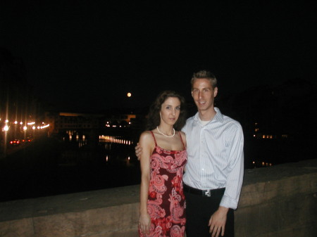 2005-10 year anniversary in Tuscany with my husband Chad!