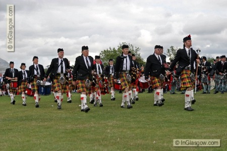 Sierra Highlanders Pipe Band at Worlds