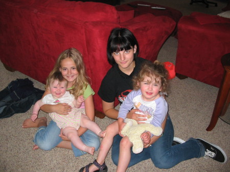 Toni , Sydney , with Bailey and Kylie ( my little cousins )