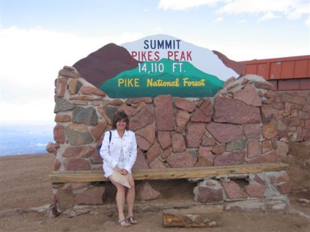 helayne at Pikes Peak Colorado