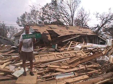 My house in Biloxi after Katrina