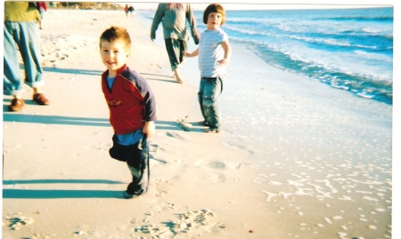 Josh at the beach 2007