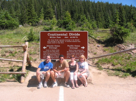 on the Continental Divide, Rocky Mountain National Park, CO.  July 2005
